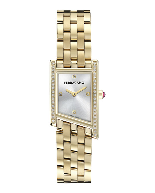 Ferragamo Asymetrique Diamond Watch
