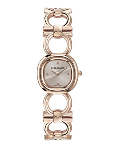 Ferragamo Women's Double Gancini 25mm Watch, SFZA01025