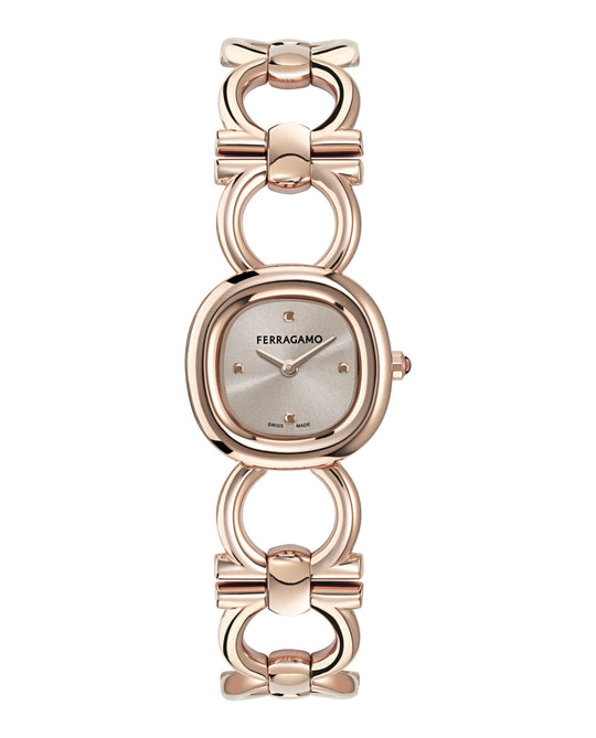 Double Gancini Bracelet Watch