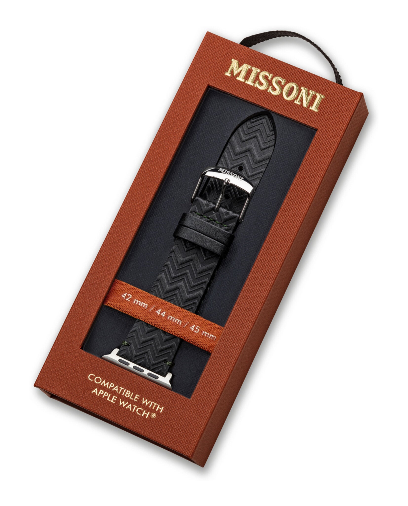 Missoni Zigzag Leather Apple Watch Strap