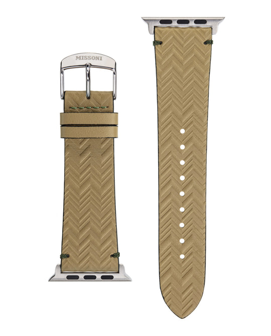 Missoni Zigzag Leather Apple Watch Strap