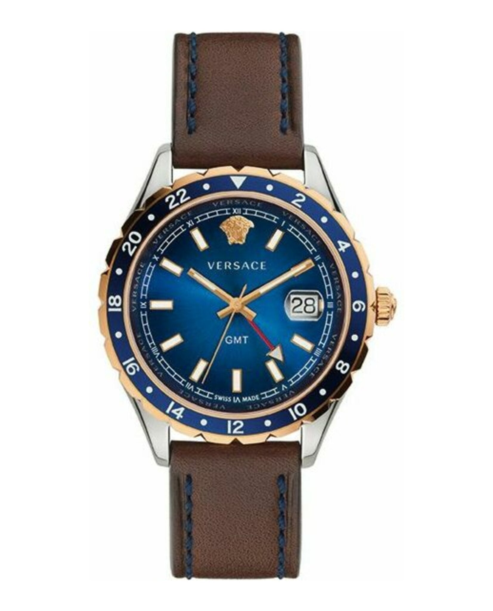 Hellenyium GMT Leather Watch