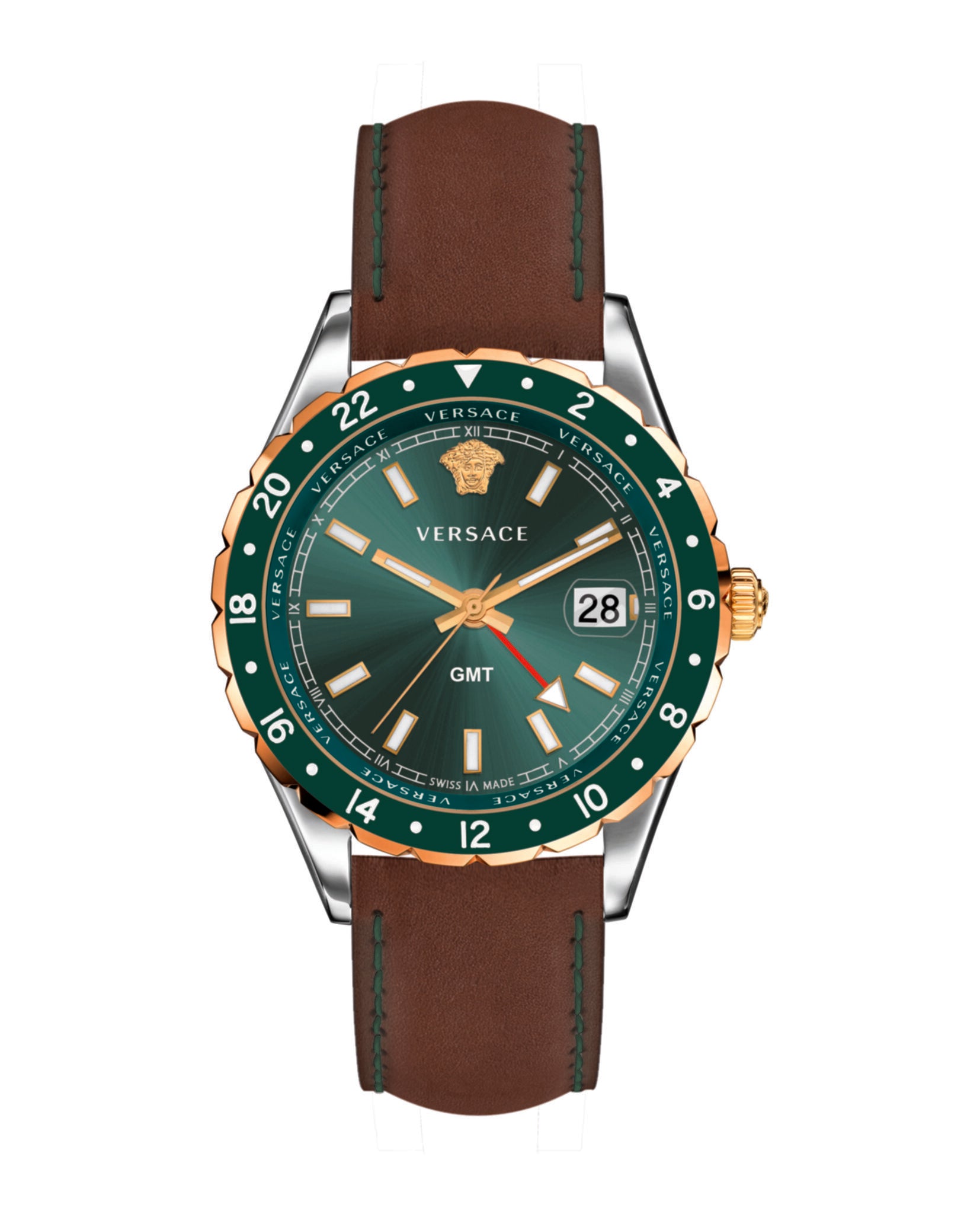 Hellenyium GMT Leather Watch