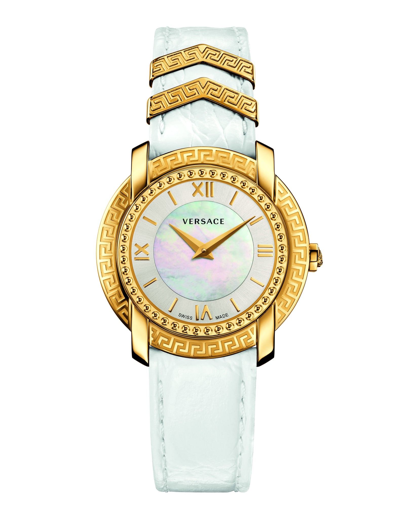 DV25 Round Silver Watch