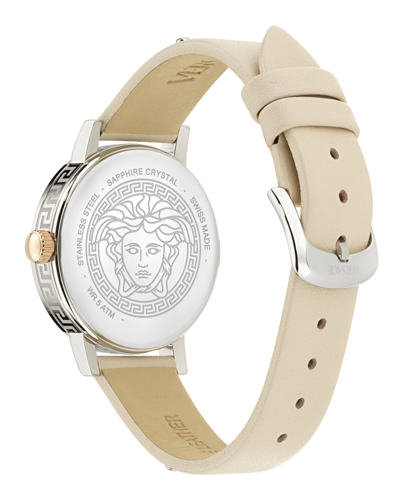 Greca Fortuna Leather Watch