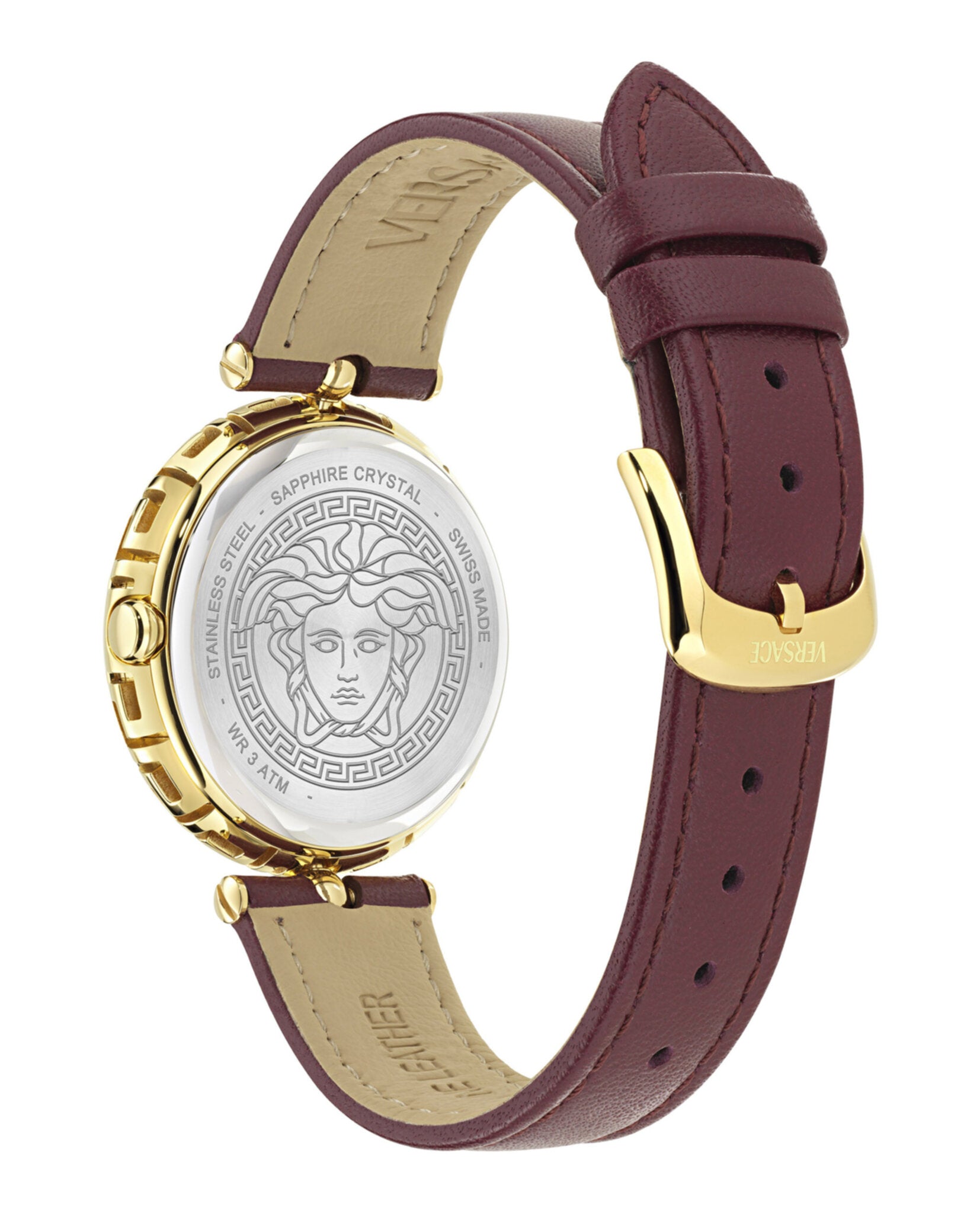 Medusa Jewel Leather Watch