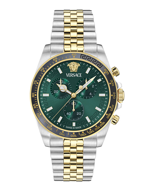 Greca Chrono Wave Bracelet Watch