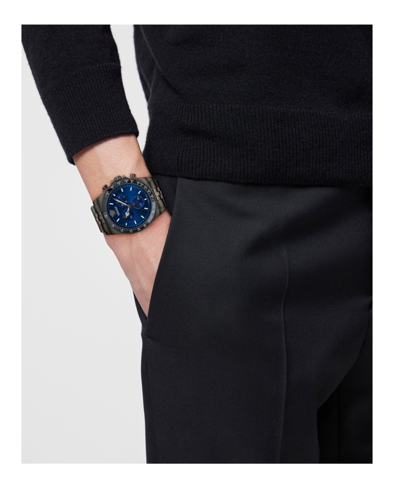 Greca Chrono Wave Bracelet Watch