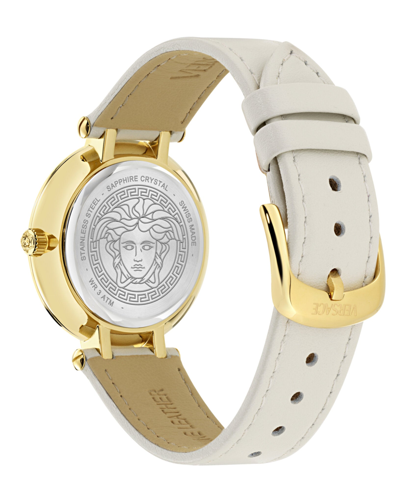 Versace Antlia Leather Watch