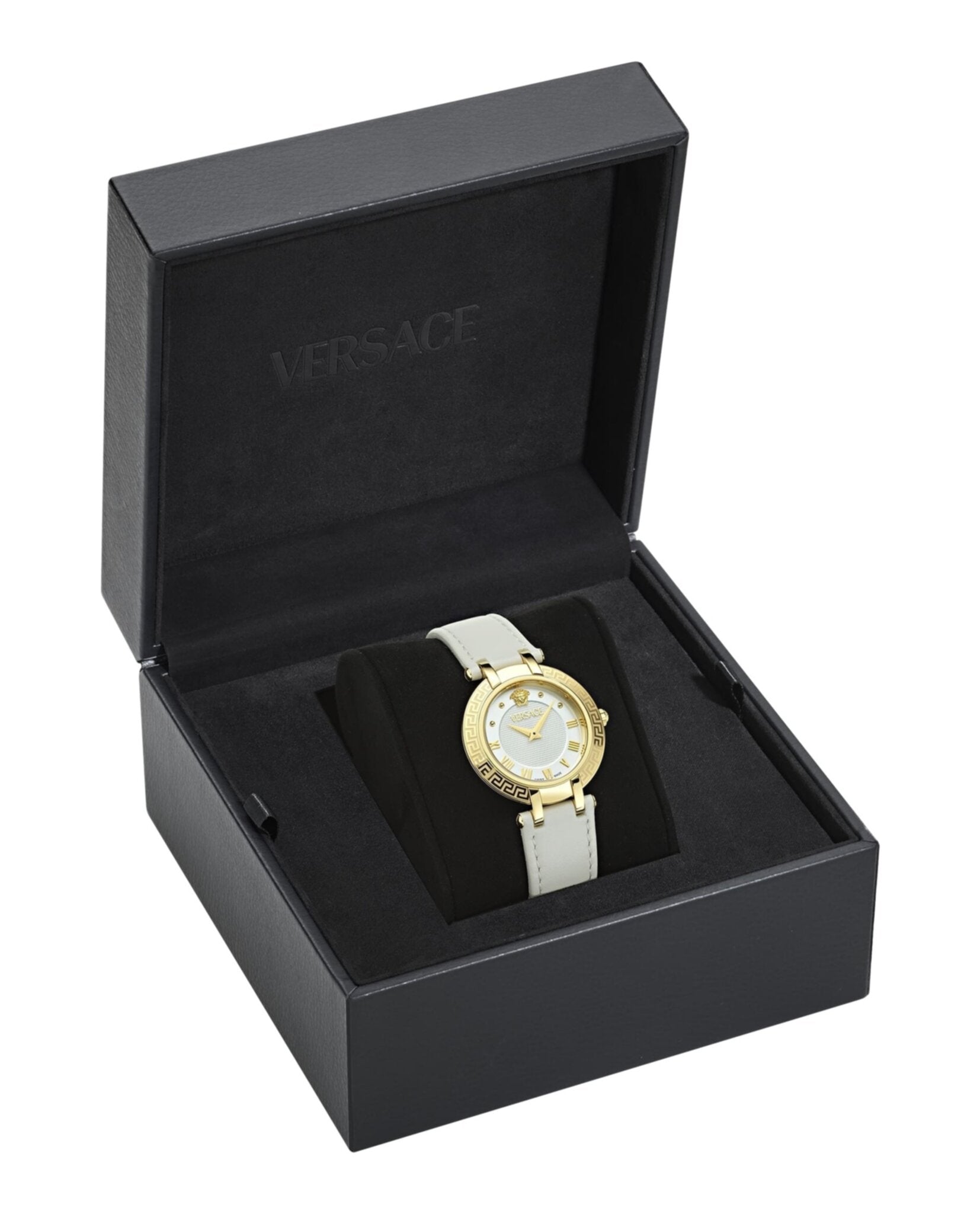 Versace Antlia Leather Watch
