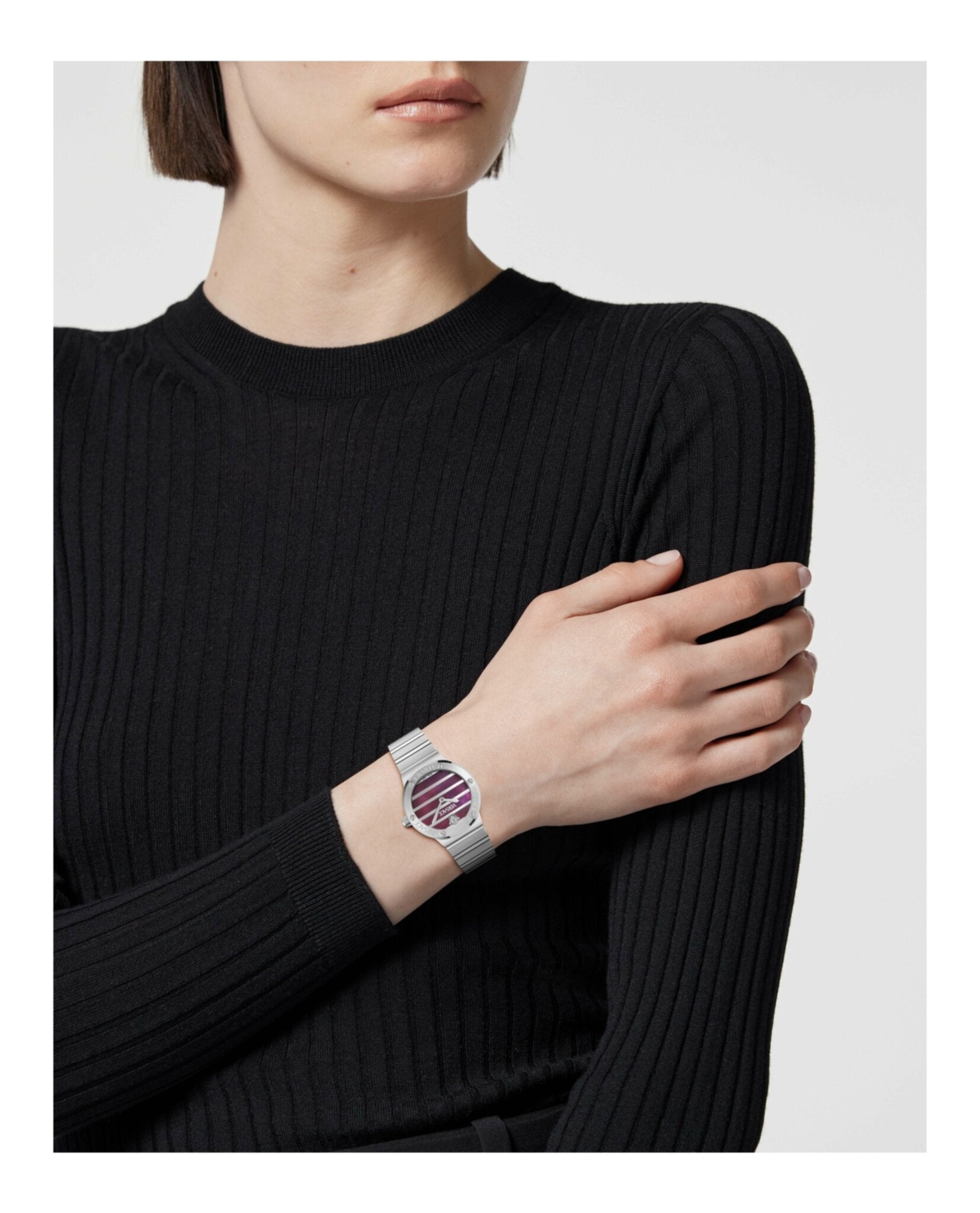 Greca Logo Pearl Bracelet Watch