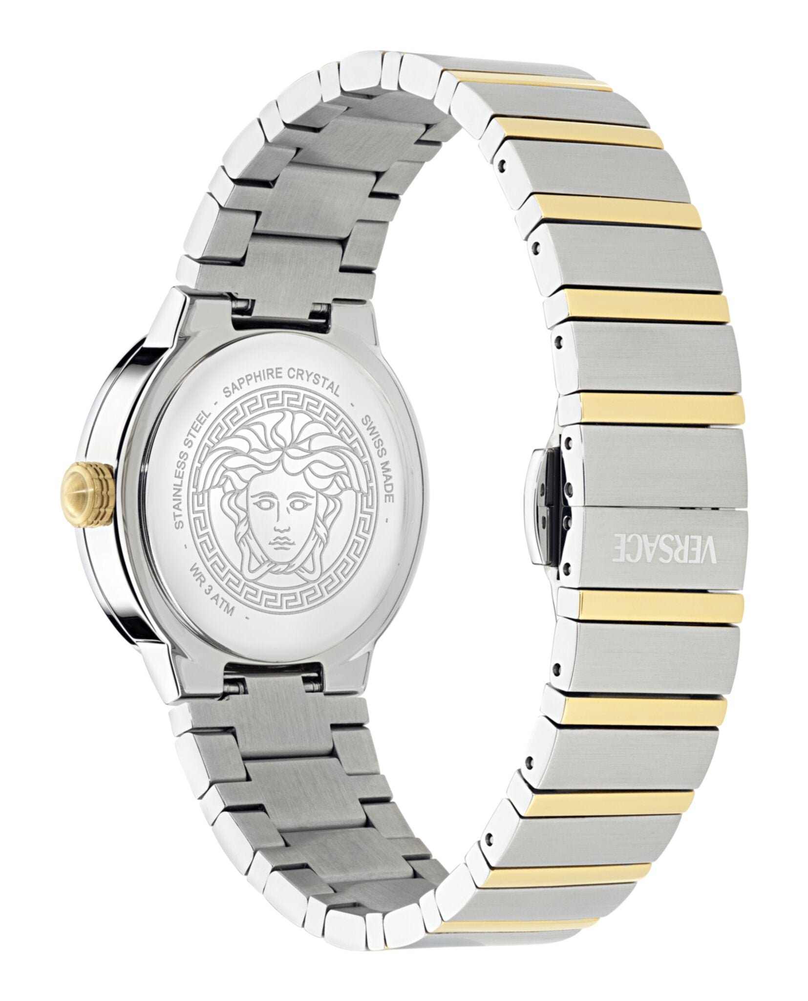 Greca Logo Pearl Bracelet Watch