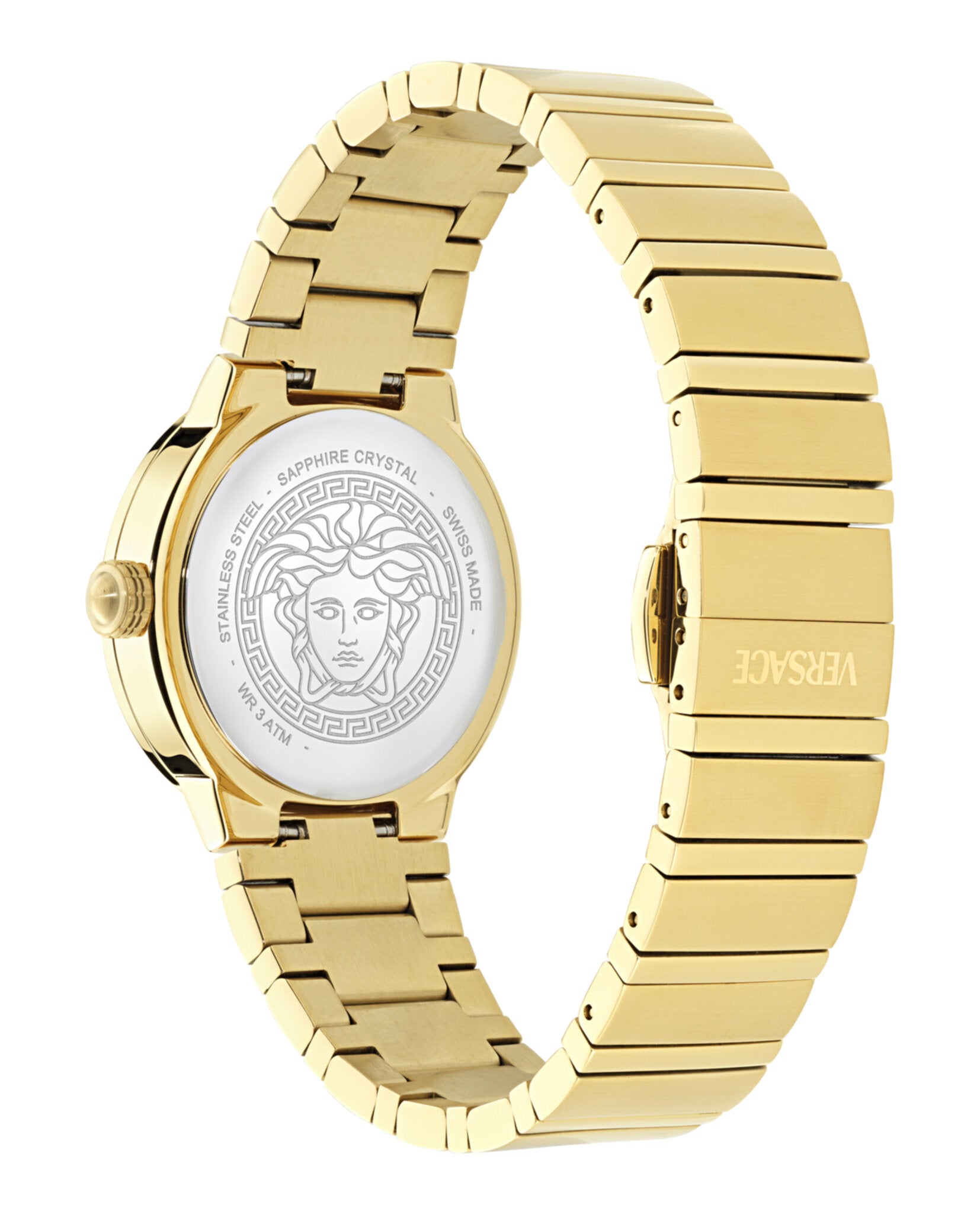 Greca Logo Pearl Bracelet Watch