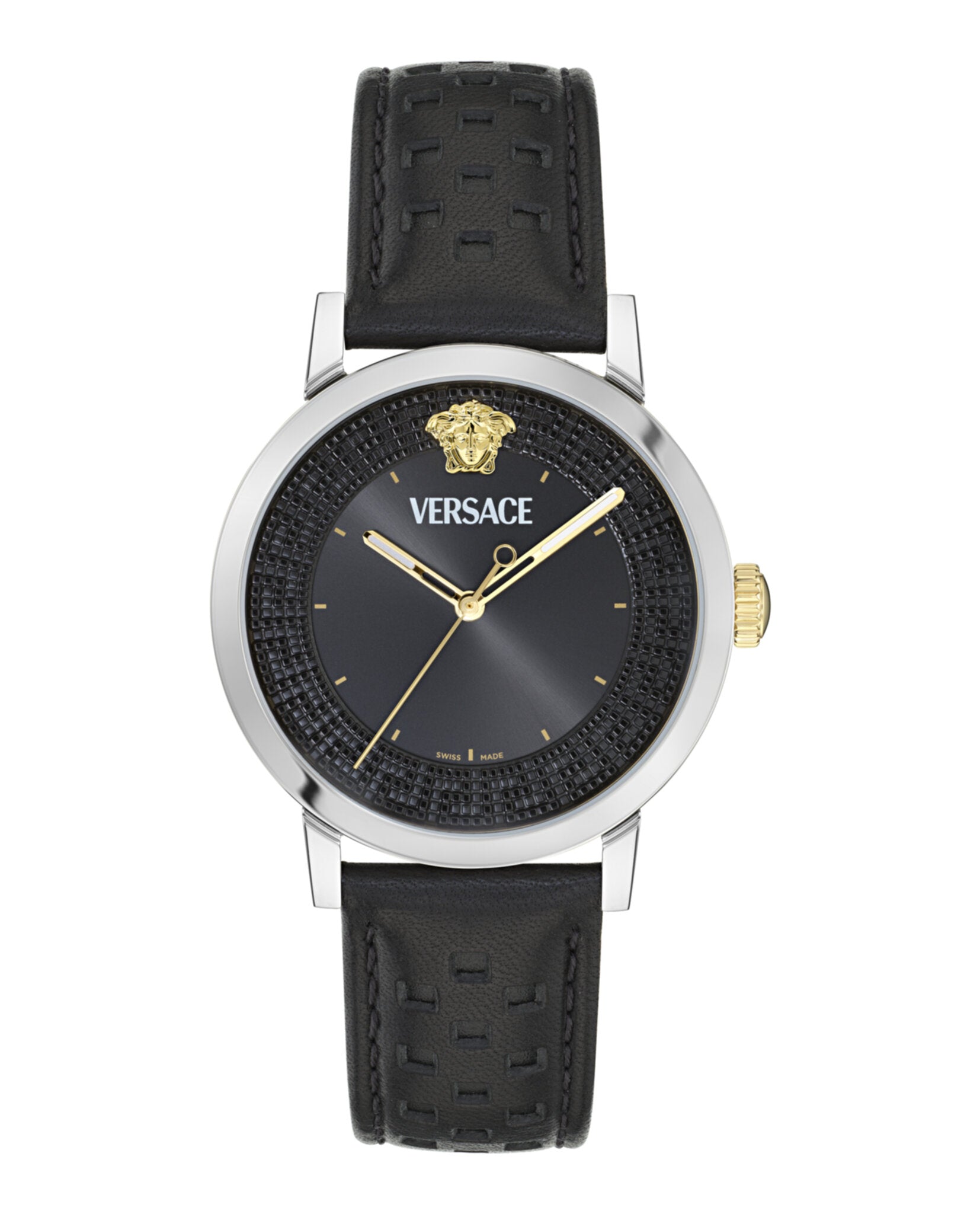 Versace Albireo Leather Watch