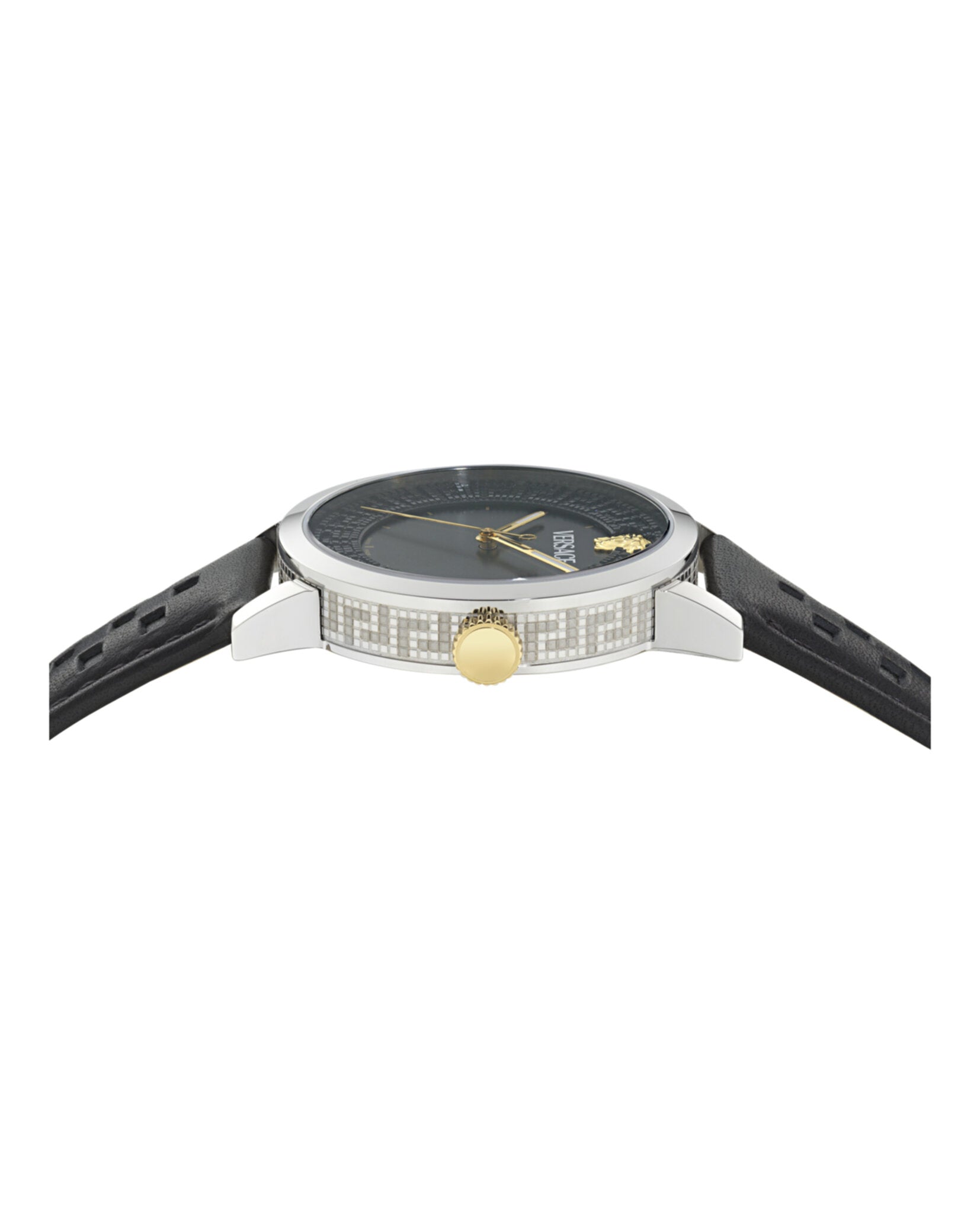 Versace Albireo Leather Watch