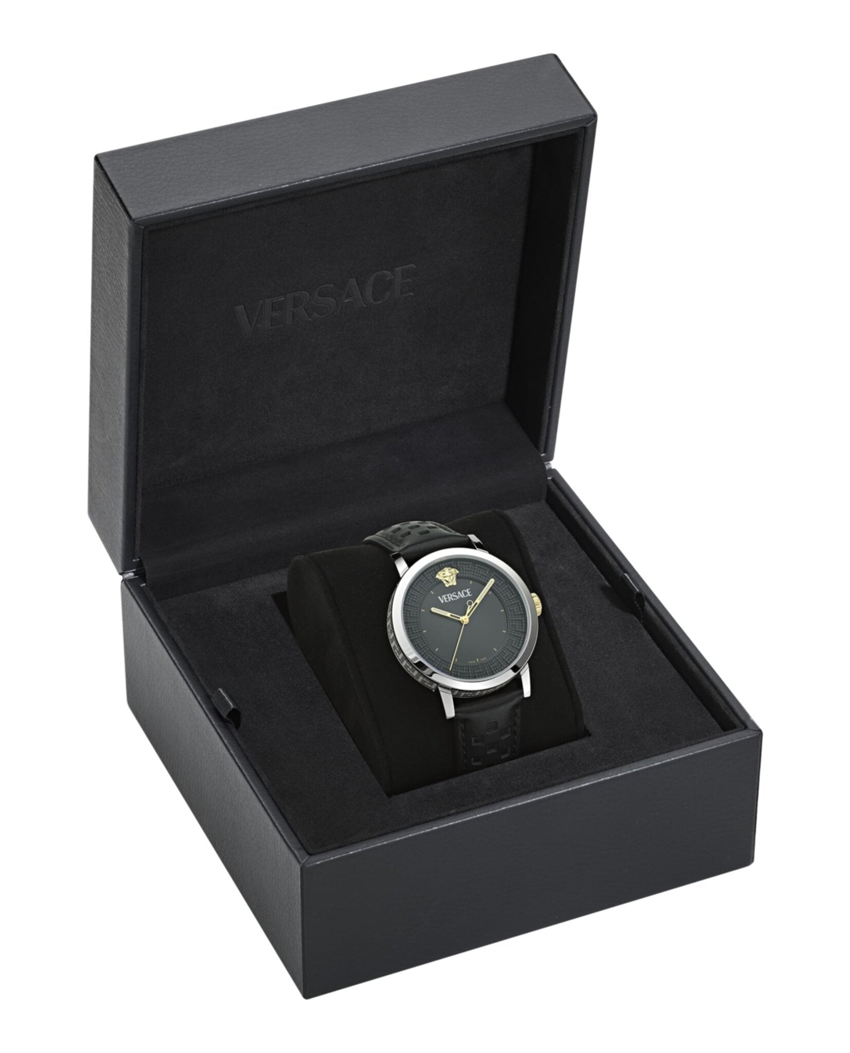 Versace Albireo Leather Watch