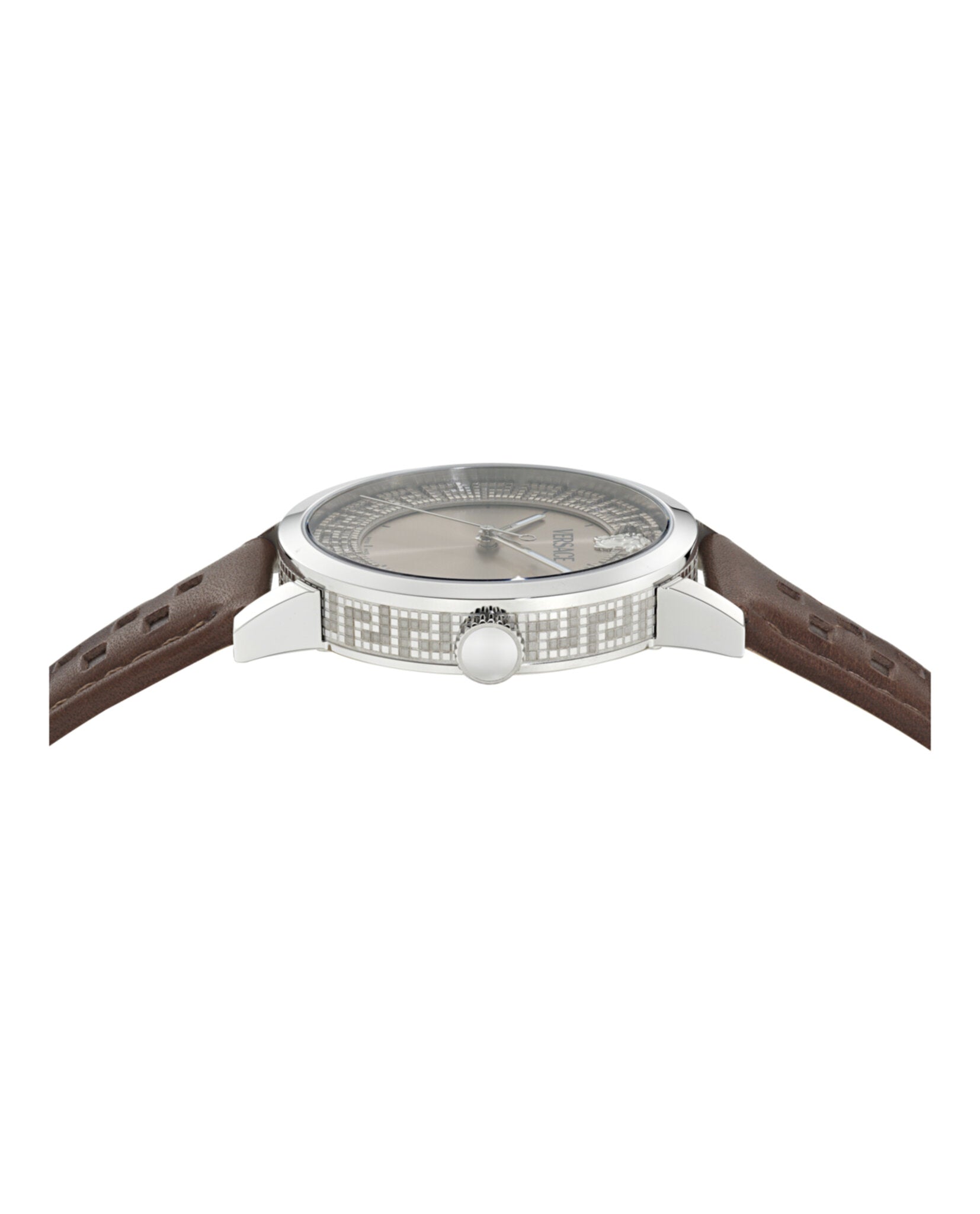 Versace Albireo Leather Watch
