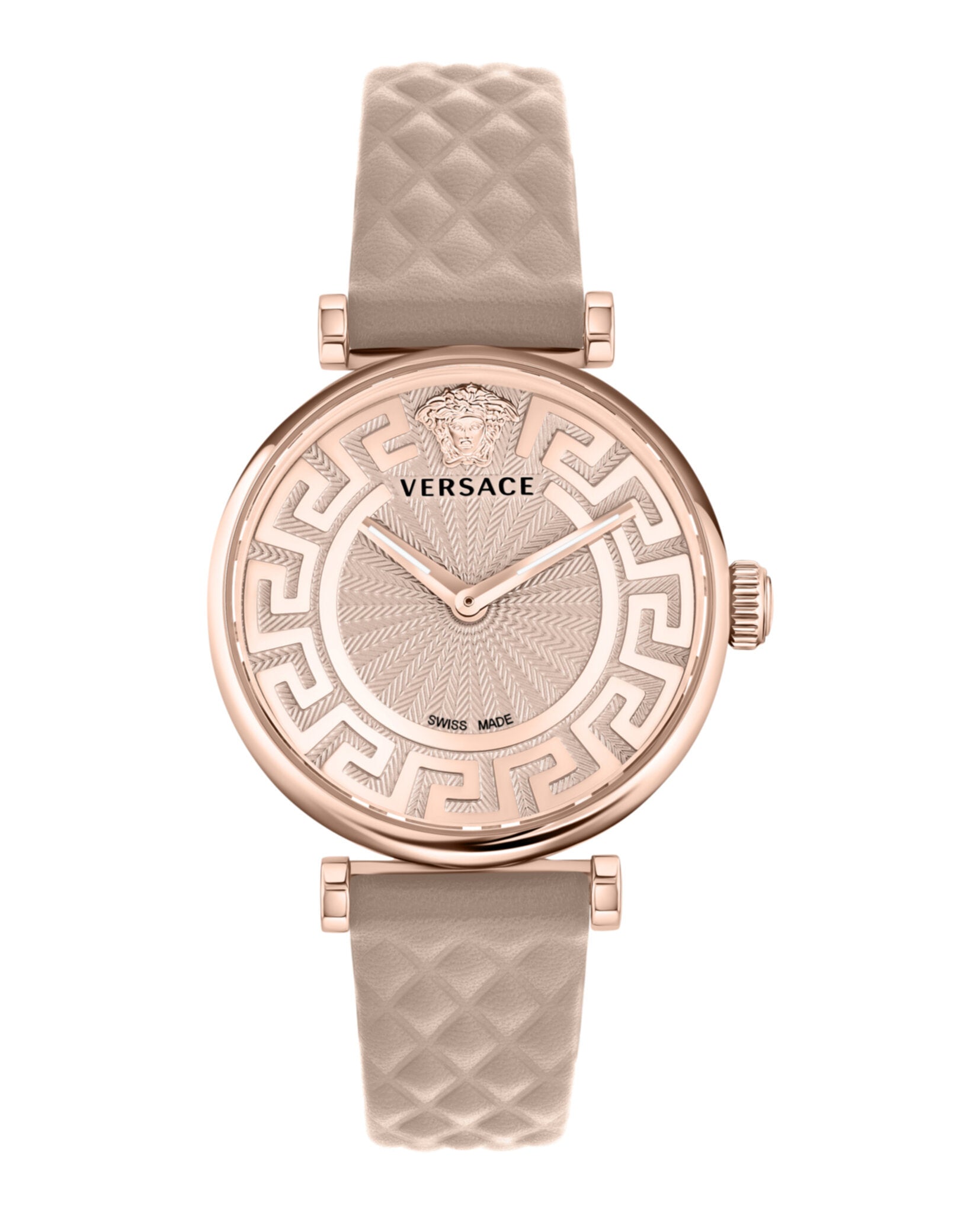 Greca Chic Leather Watch