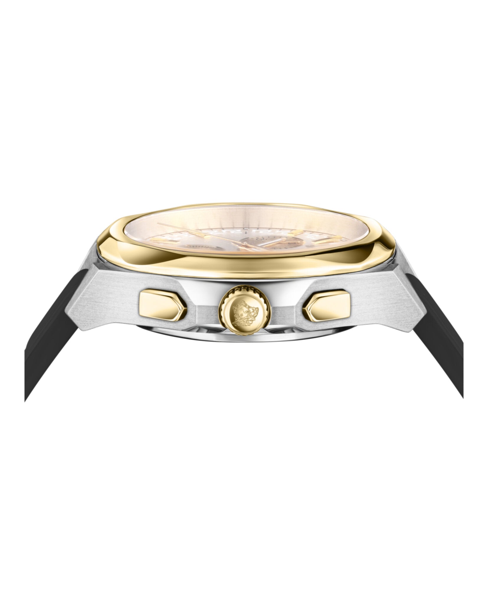 Medusa Chrono Leather Watch