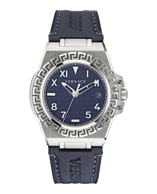 Greca Reaction Leather Watch