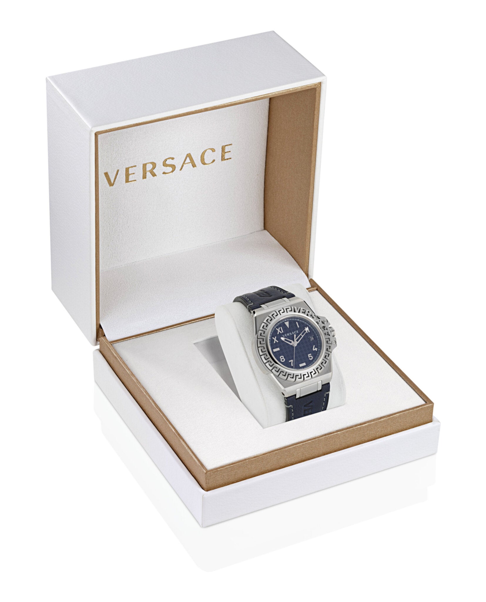 Greca Reaction Leather Watch