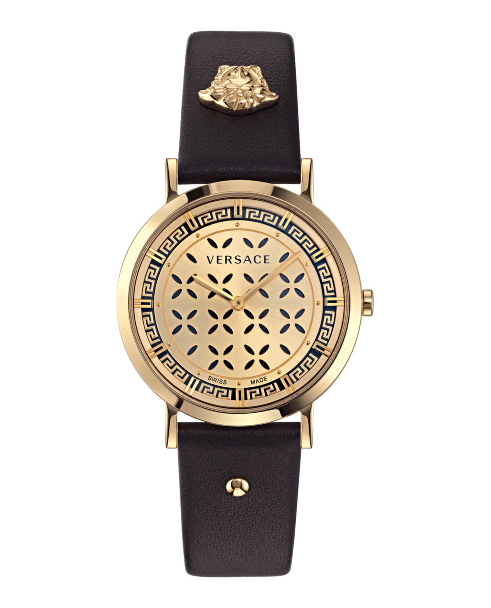 Versace New Generation Leather Watch