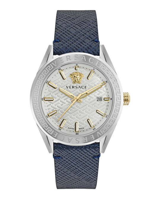 V-Code Leather Watch
