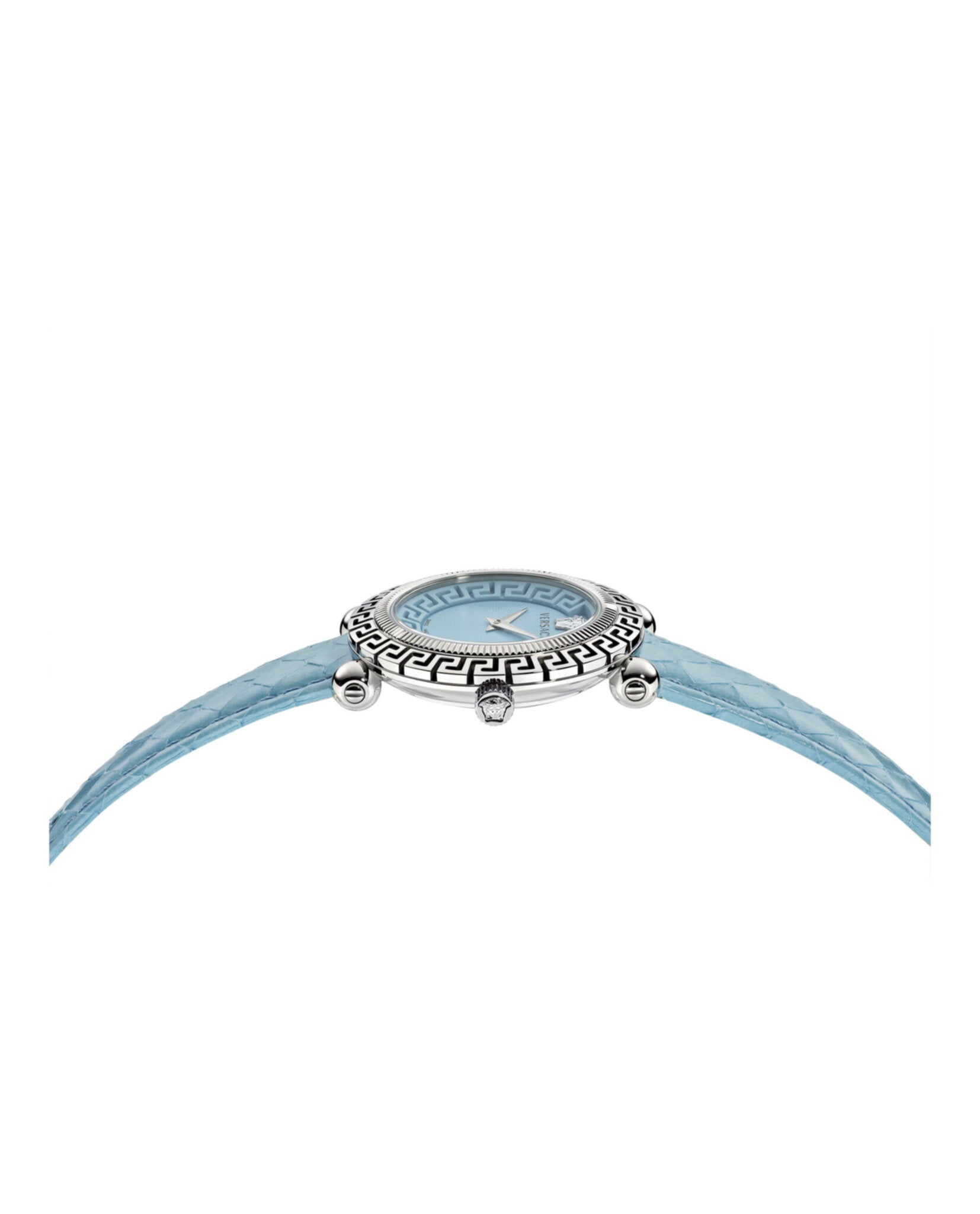 Greca Twist Leather Watch