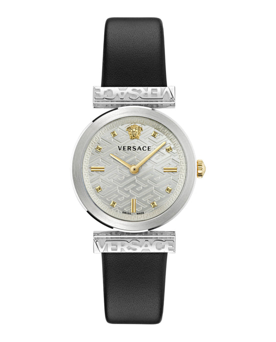 Versace Regalia Leather Watch