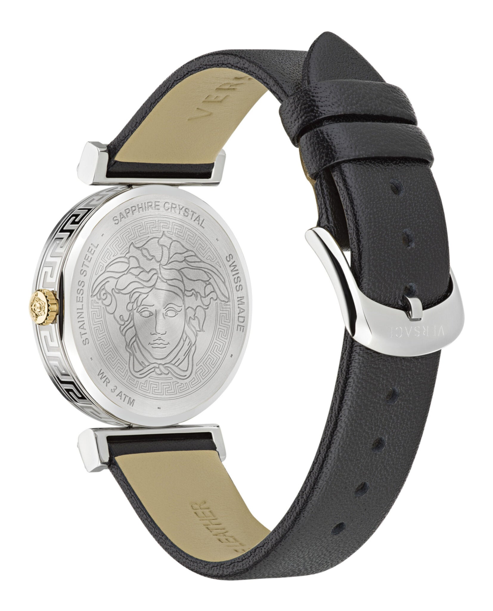 Versace Regalia Leather Watch