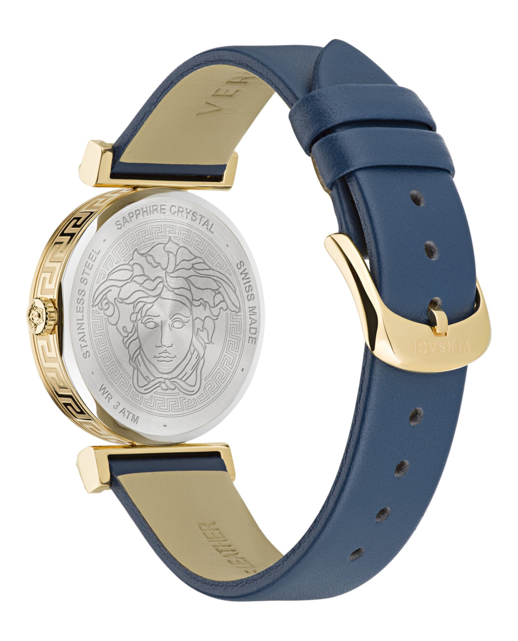 Versace Regalia Leather Watch