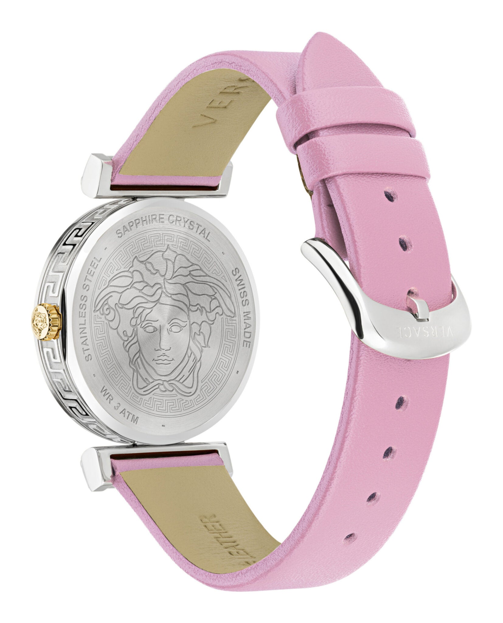 Versace Regalia Leather Watch