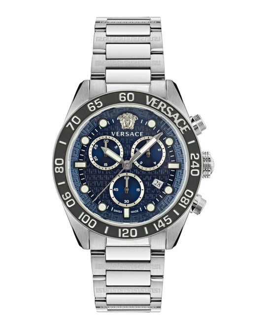 Greca Dome Chrono Bracelet Watch