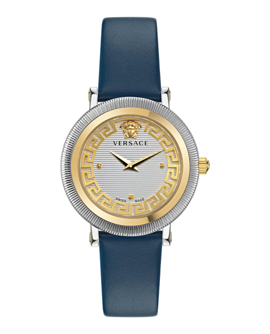 Greca Flourish Leather Watch