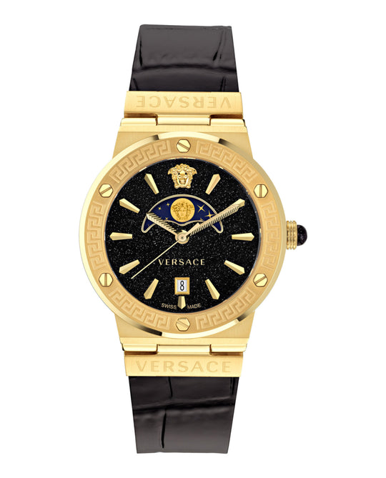 Greca Logo Moonphase Watch