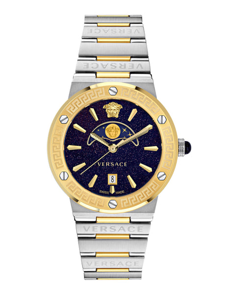 Versace スパンコールロゴトップスS VERSACE JEANS COUTURE (ヴェルサーチェ ジーンズ クチュール