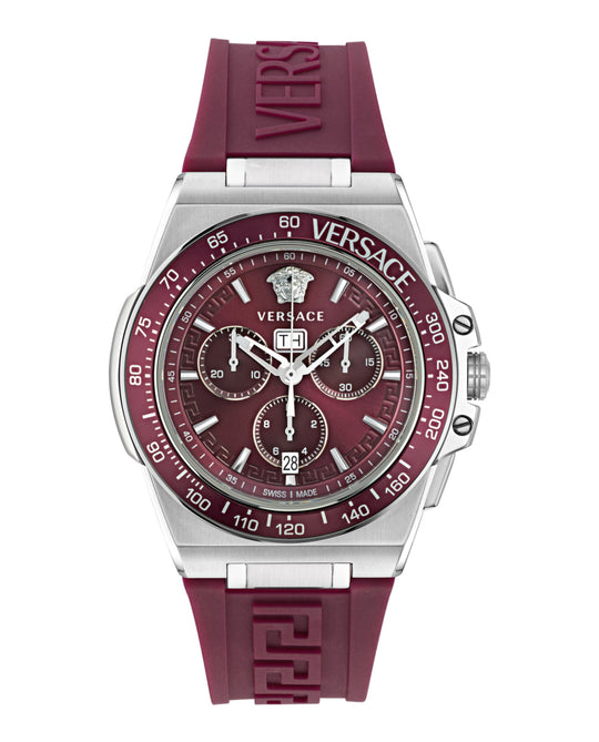 Greca Extreme Chrono Silicone Watch