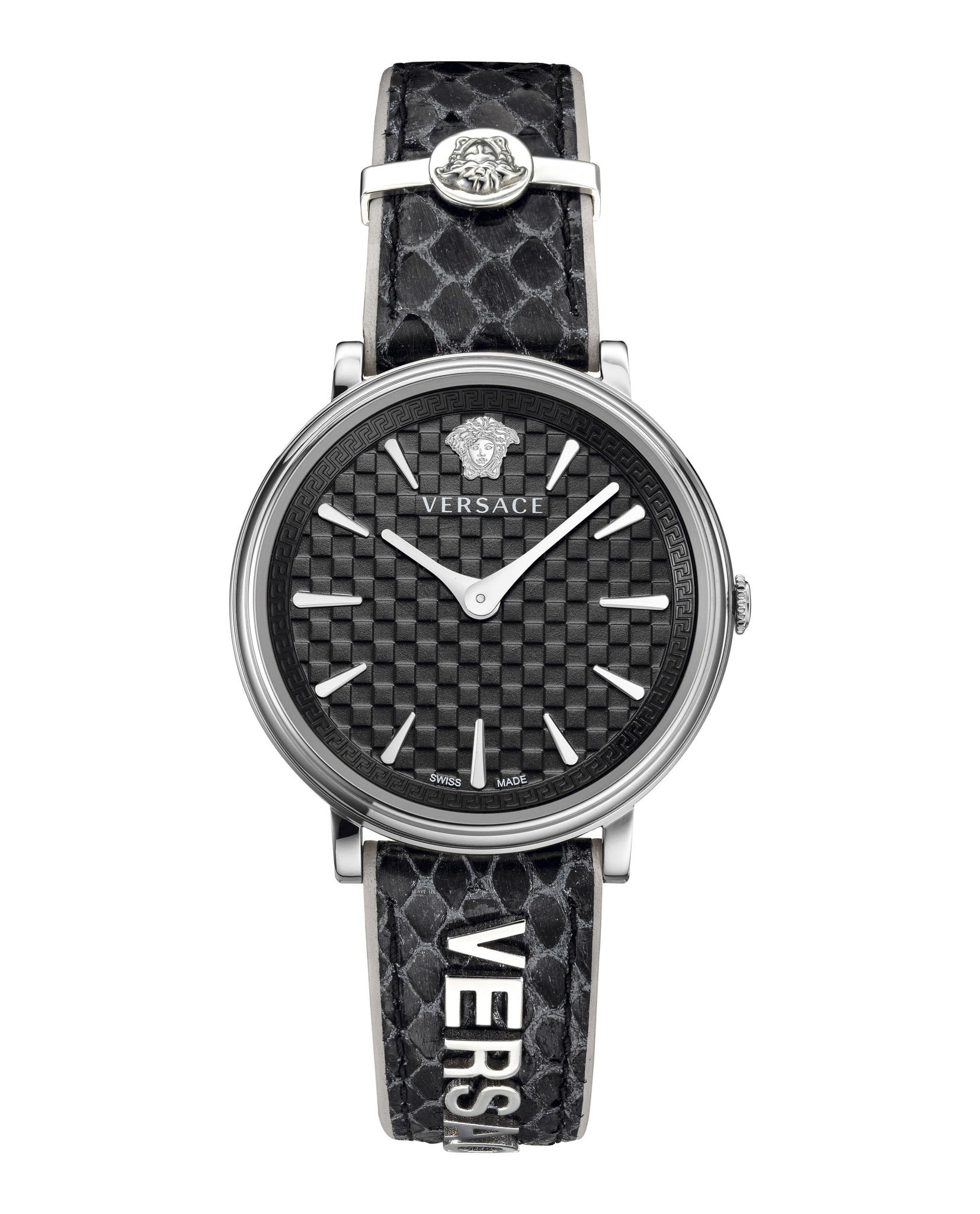 V-Circle Logomania  Leather Watch