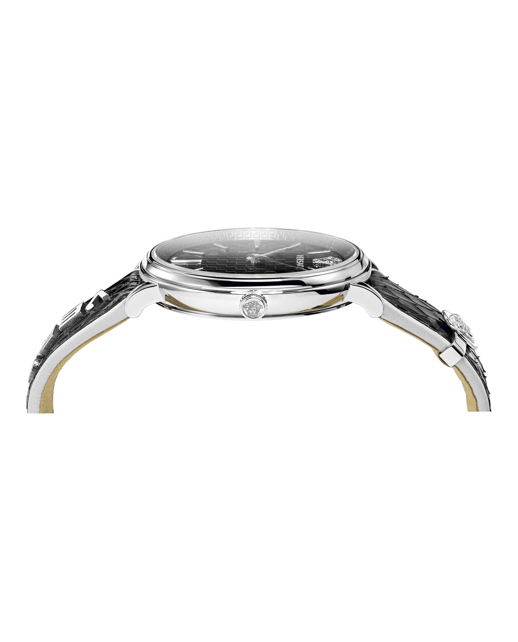 V-Circle Logomania  Leather Watch