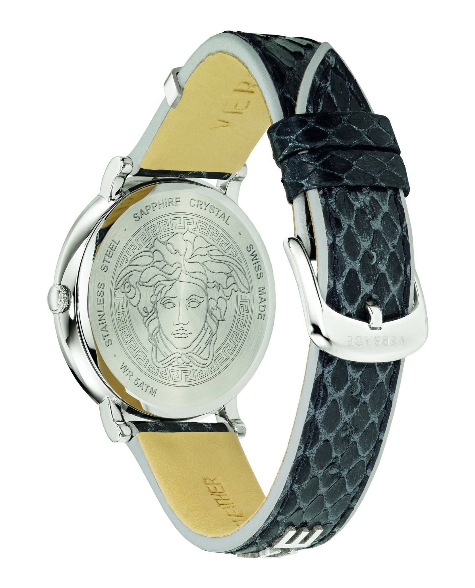 V-Circle Logomania  Leather Watch