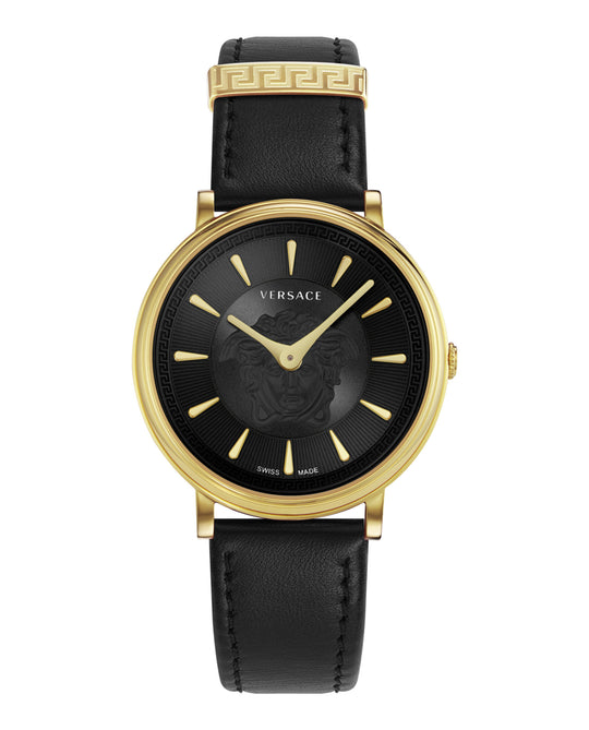V-Circle Medusa Leather Watch