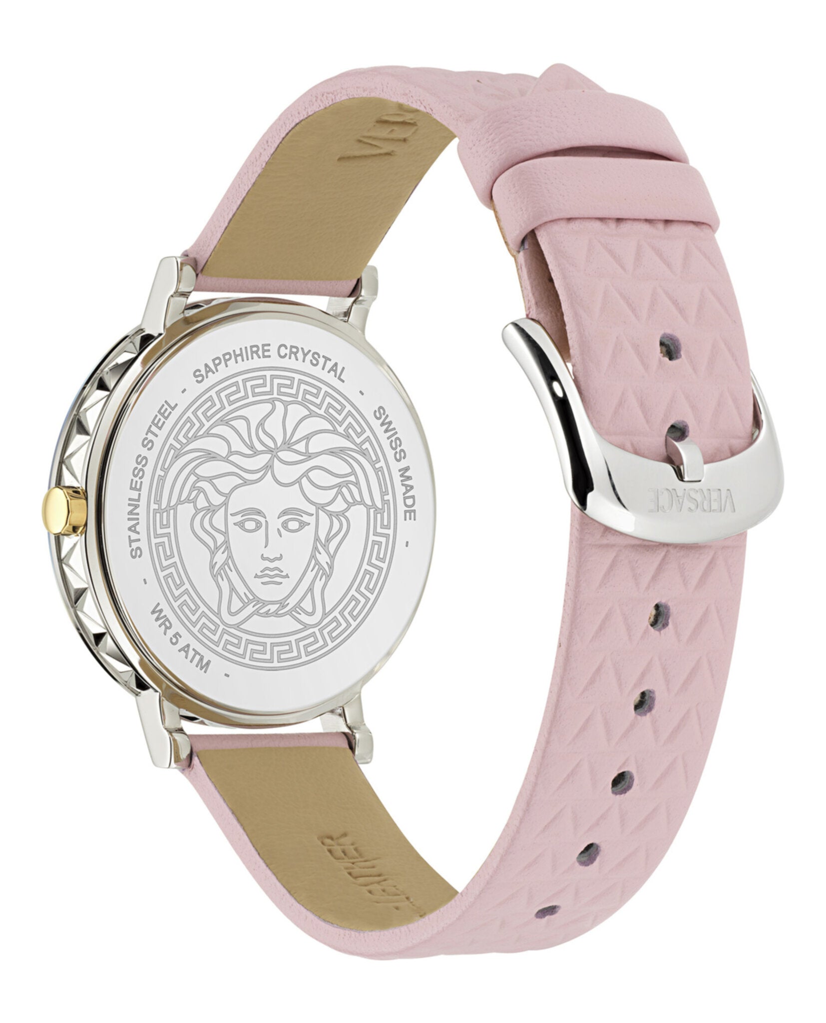 Versace Daedalus Leather Watch