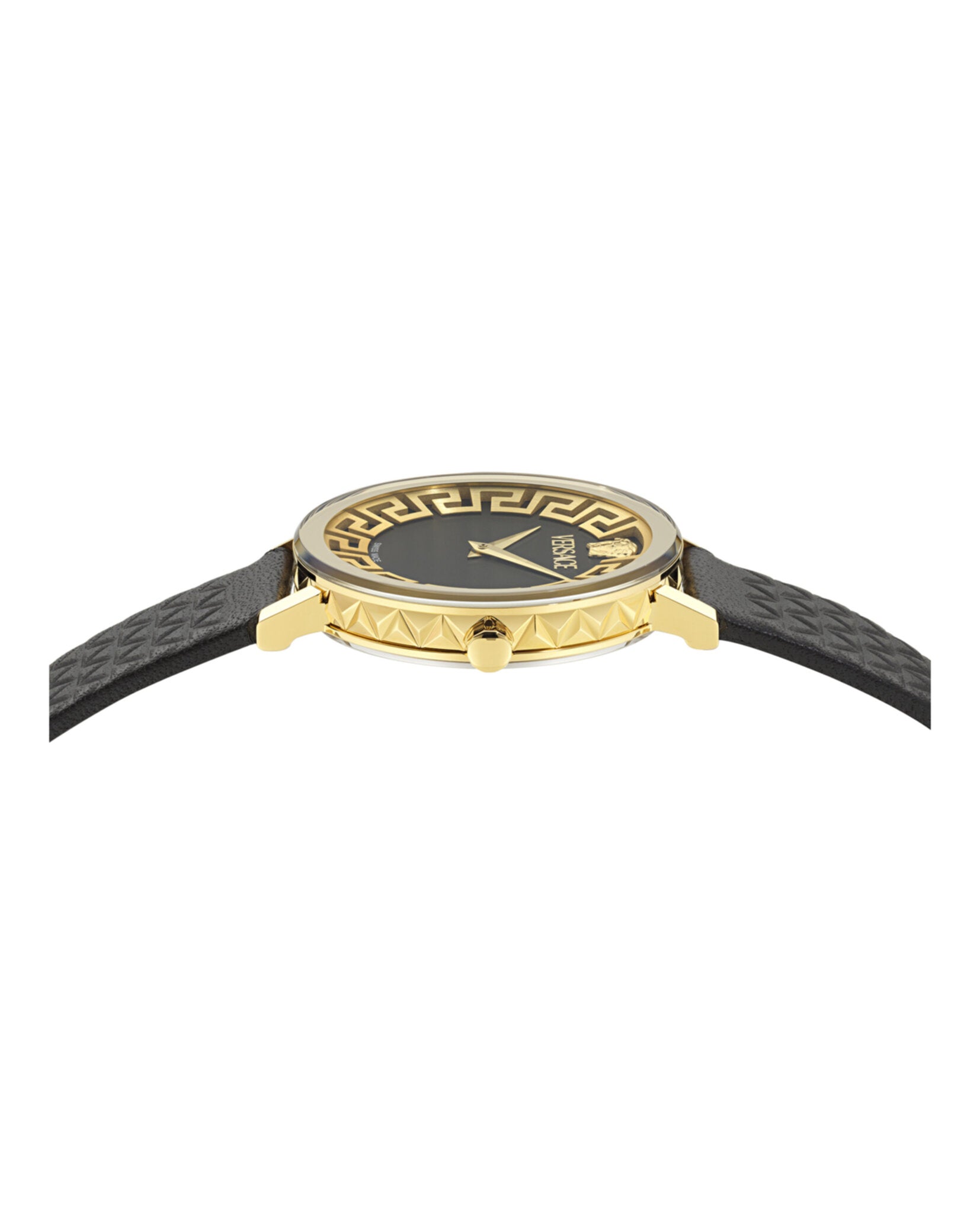 Versace Daedalus Leather Watch