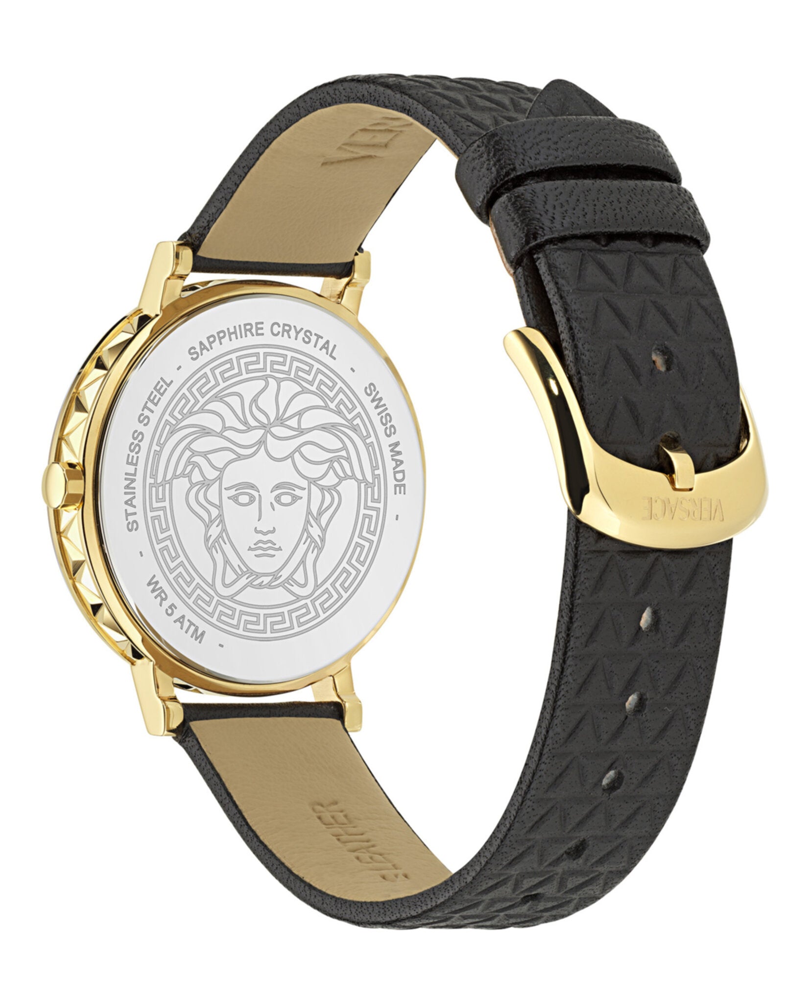 Versace Daedalus Leather Watch