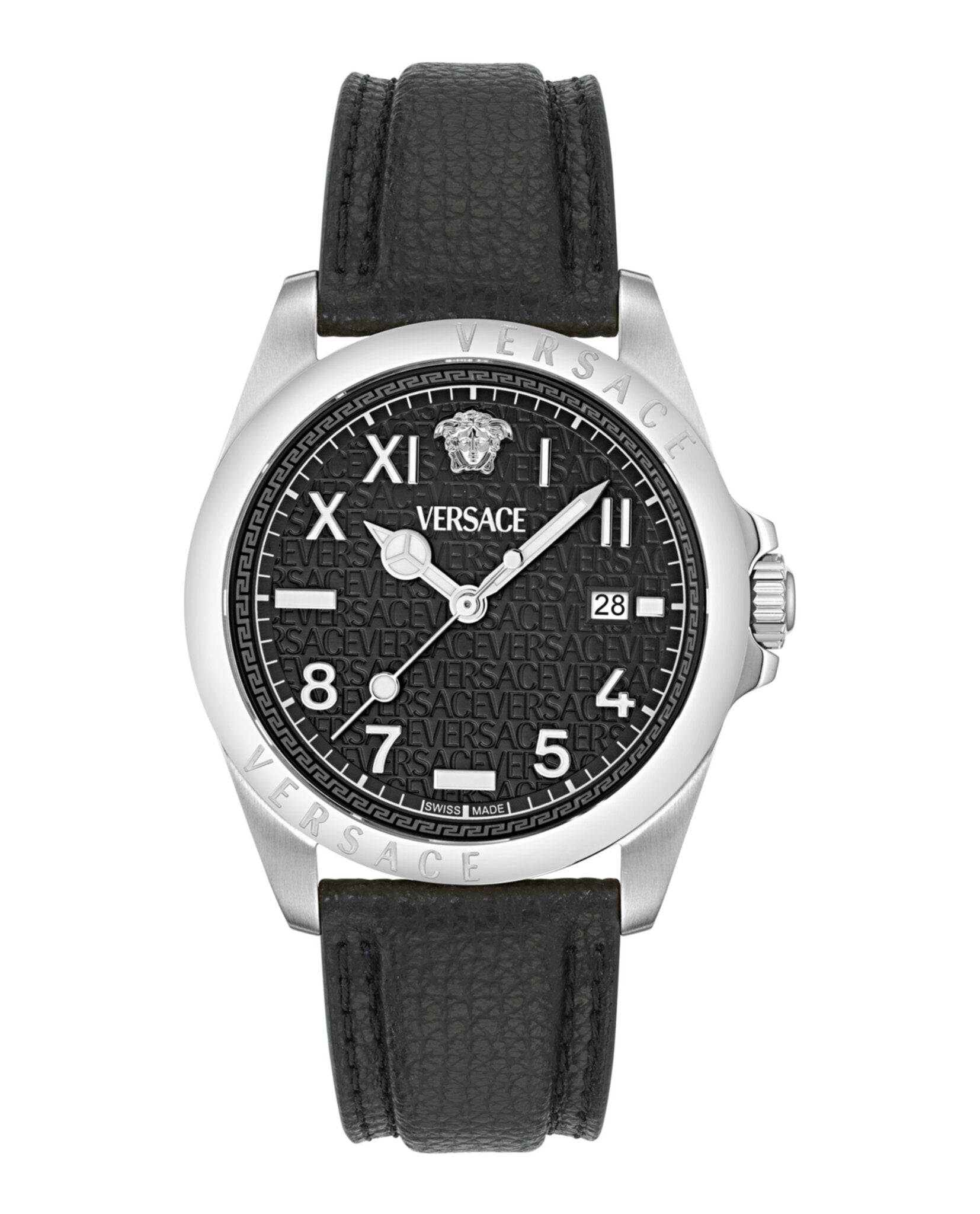 Versace Anteo Leather Watch