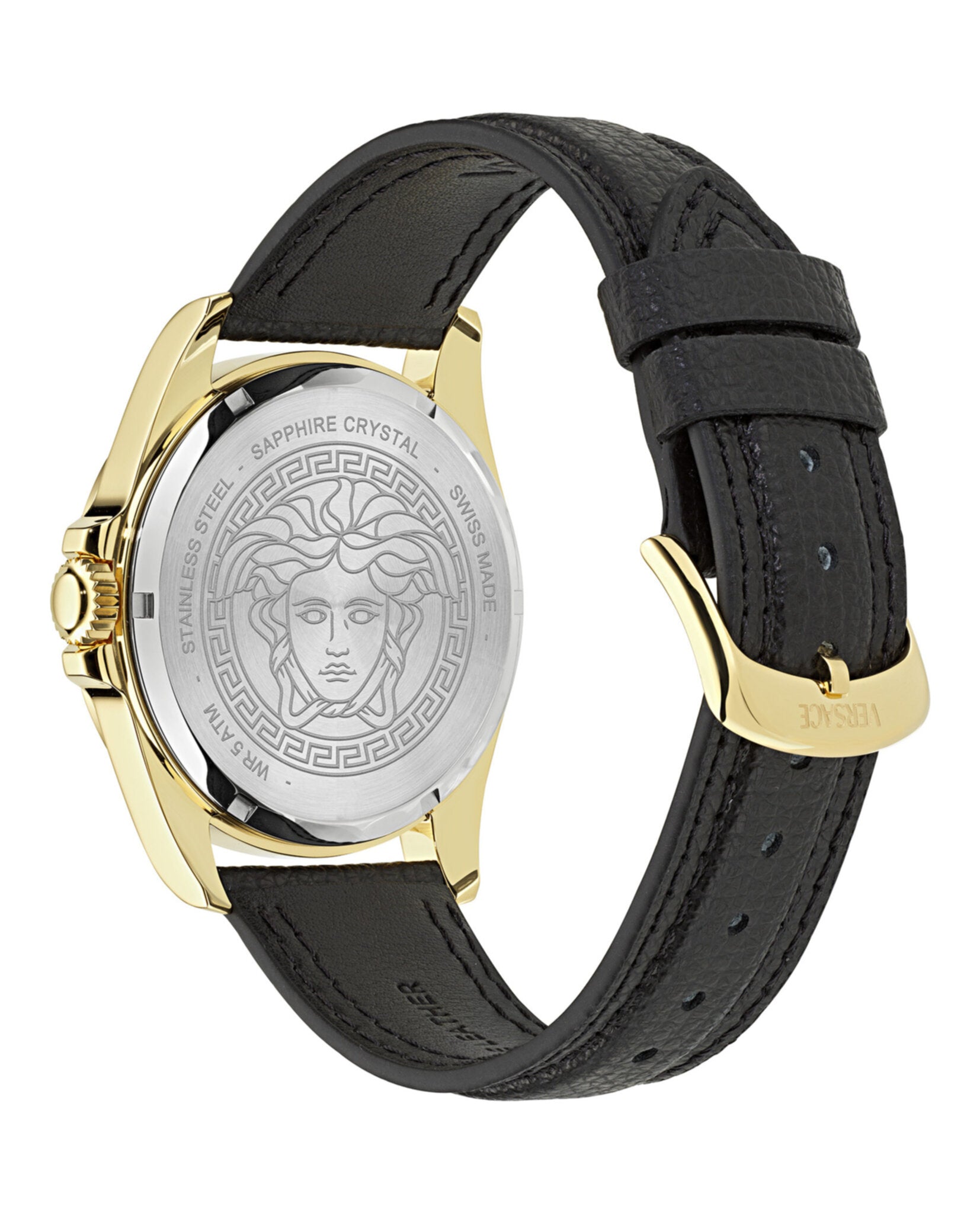 Versace Anteo Leather Watch