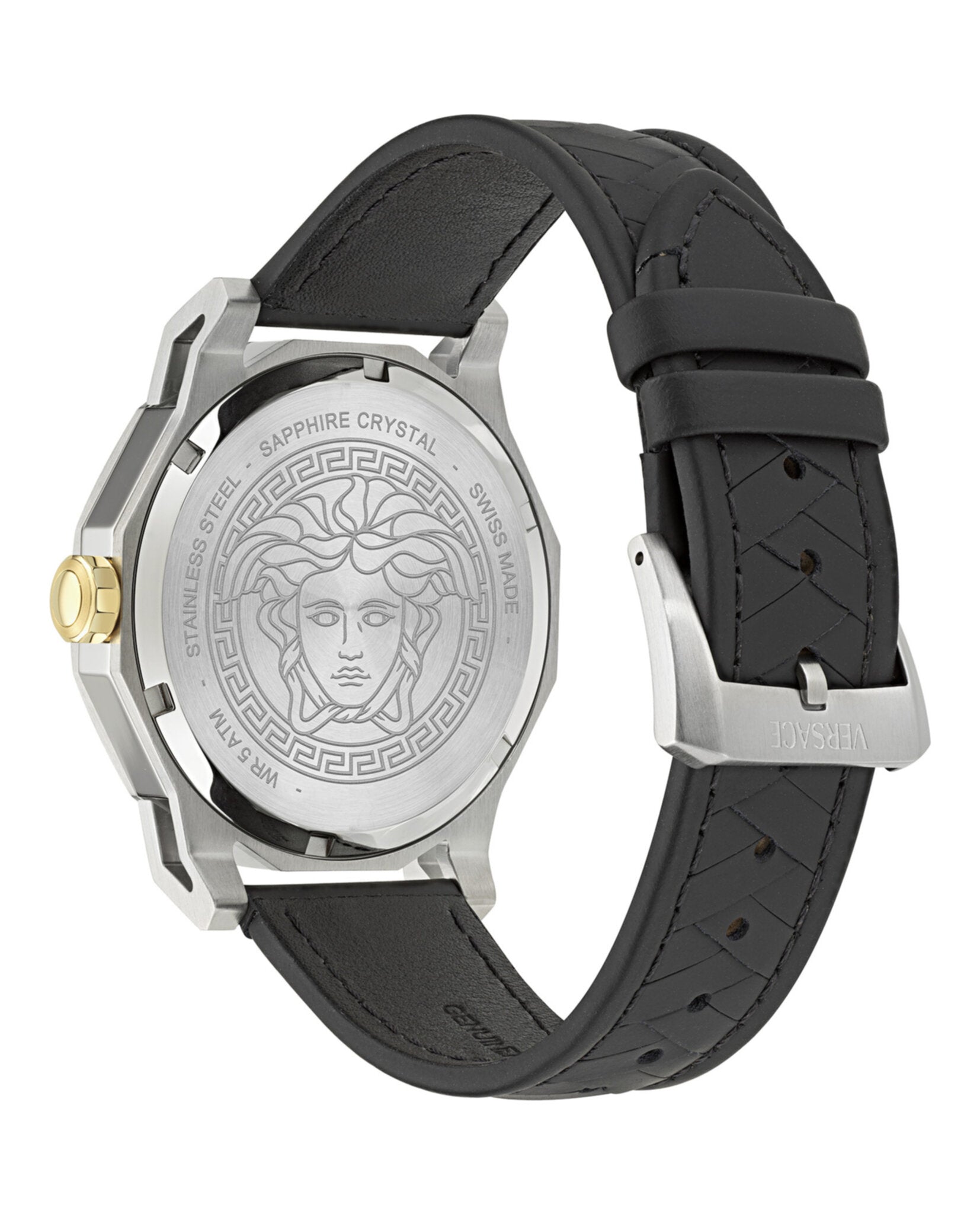 Medusa Deco Leather Watch