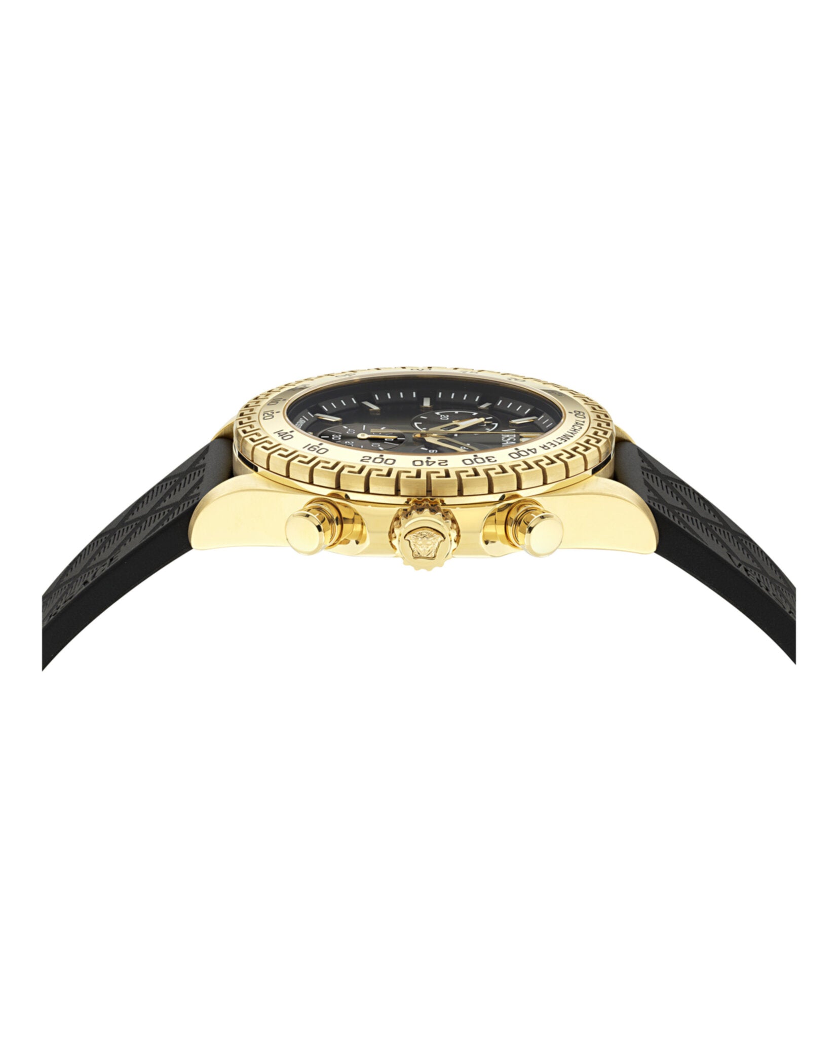 Versace Chrono X Leather Watch