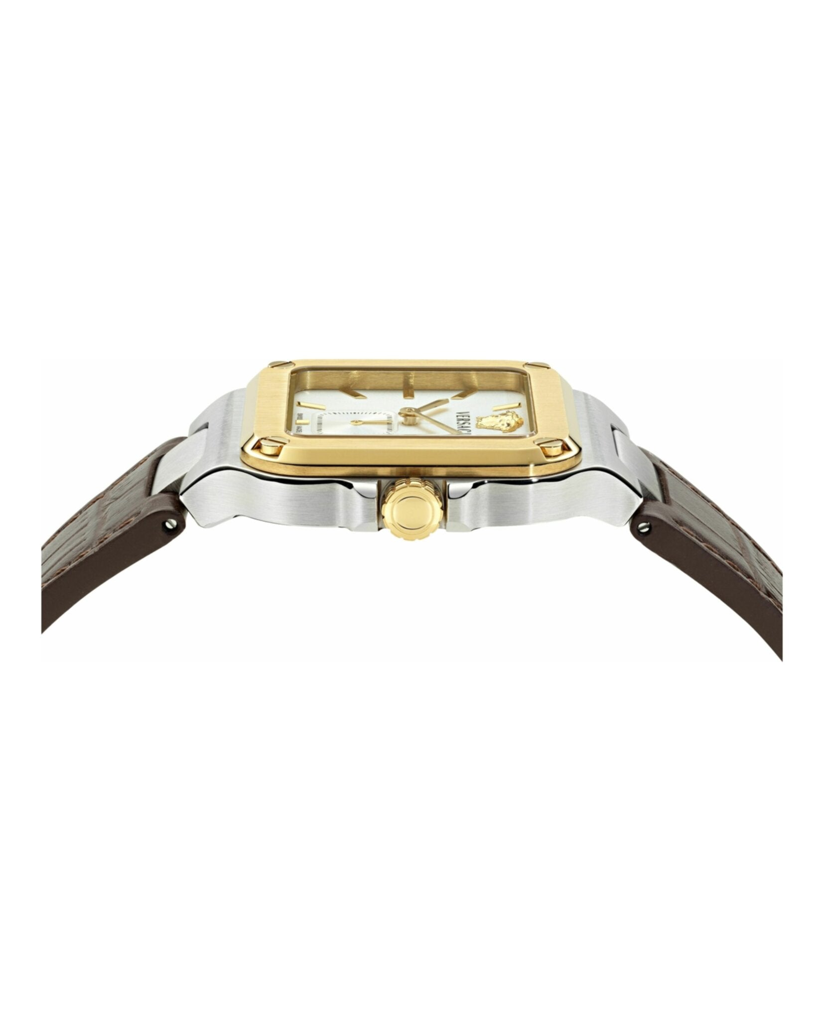 Greca Edge Leather Watch