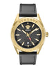 V-Code GMT Leather Watch